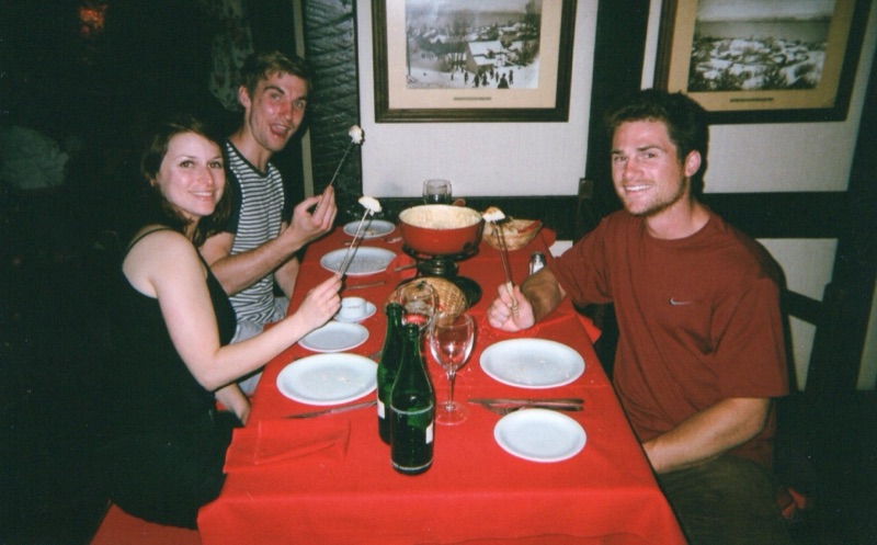 Disposable photo: Photograph in Argentina eating Fondue